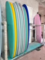 Planches de surf à fond dur en époxy souple EVA personnalisées de 9 pieds avec mousse EPS pour les eaux de l'océan-Palmes de planches d'école de surf écologiques