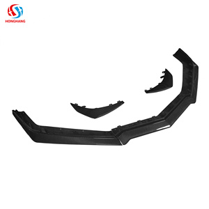 Lèvre de pare-chocs avant en plastique couleur fibre de carbone compatible avec Chevrolet <span class=keywords><strong>Corvette</strong></span> <span class=keywords><strong>C8</strong></span> <span class=keywords><strong>Z06</strong></span>, séparateur de lèvre de pare-chocs avant <span class=keywords><strong>2023</strong></span>+ - Product Image 4