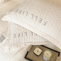 Parure de lit Sunny Textile 2025 en velours de lait mat, ensemble quatre pièces, housse de couette épaisse et chaude, motif sculpté