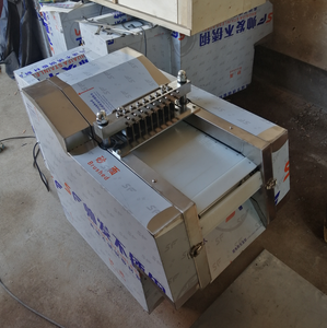 เครื่องตัดลูกบาศก์เนื้อหมูไก่คุณภาพดีสําหรับการตัดลูกเต๋าเนื้อแช่แข็งเชิงพาณิชย์เครื่องตัดลูกเต๋าเนื้อแช่แข็งเครื่อง - Product Image 4