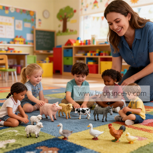 Faire semblant <span class=keywords><strong>de</strong></span> jouer jouets <span class=keywords><strong>de</strong></span> <span class=keywords><strong>ferme</strong></span> jouet éducatif pour tout-petit mini en plastique volaille animal figure jouet pour maison <span class=keywords><strong>de</strong></span> poupée bricolage accessoires - Product Image 2