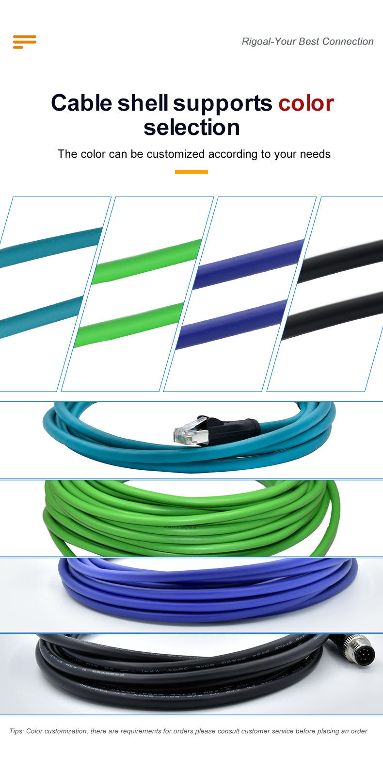 Male Female M12 Circular Waterproof Connector X Cording 5 Pin Cable Connector IP68