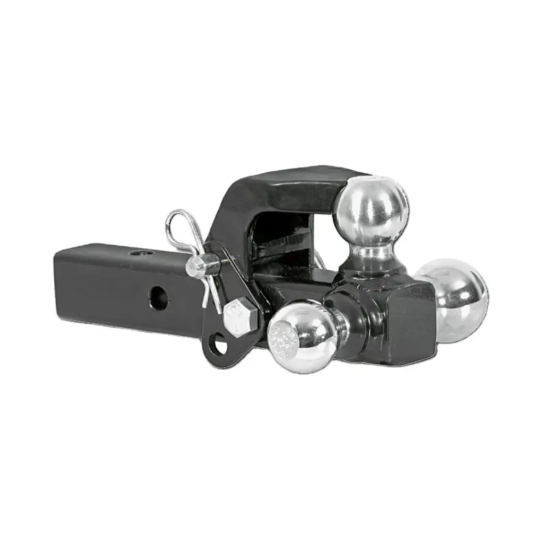 Adjustable Penarik Hitch Bola Gunung Hitch Receiver dengan 2Inch/50Mm Hitch Ball Penarik Starter Kit Trailer