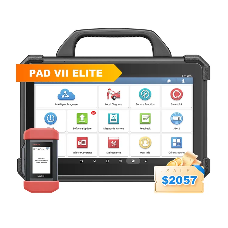 Lanciare x431 pad7 elite pad vii x 431 aggiornamento gratuito pro hd 3 v escaner diagun automotriz obd2 strumenti di diagnostica per scanner chiave