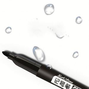 Rotulador permanente, marcadores de dibujo, negro, azul, rojo, tinta resistente al agua, bolígrafos para bocetos, papelería, suministros escolares de arte para vidrio y Metal - Product Image 2