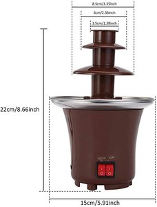 <span class=keywords><strong>Fontaine</strong></span> à <span class=keywords><strong>chocolat</strong></span> en plastique à 3 niveaux 37 W, machine <span class=keywords><strong>pour</strong></span> fête à domicile, <span class=keywords><strong>fontaine</strong></span> à <span class=keywords><strong>chocolat</strong></span> <span class=keywords><strong>pour</strong></span> faire fondre le <span class=keywords><strong>chocolat</strong></span> - Product Image 4