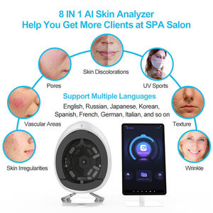 Analyseur de peau intelligent Trois caméras et 48 millions de pixels Analyseur de peau du visage Q2 Analyseur de peau Q2 Analyseur de peau facial Machine 3D - Product Image 5