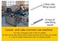 Machine à biscuits entièrement automatique, neuve, pour la fabrication de biscuits sandwich au chocolat et de glaces, pour usage en boulangerie, à base de farine