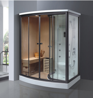 Baignoires de spa infrarouges en bois de luxe Cbmmart salles de sauna salle de flux sèche et humide extérieure