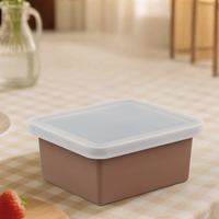 Maßgefertigte Lebensmittelechte Silikon-Lunchbox Mikrowellengeeignet Gefriergeeignet Suppenbox