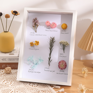 Tùy Chỉnh Cổ Điển Đen & Trắng Vuông Gỗ Hình Ảnh Khung Bóng Hộp Chất Lượng Cao Mẫu Khung - Product Image 3