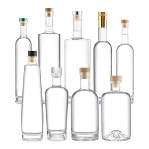 Bouteille en verre personnalisée de 500 ml, finition givrée, marquage à la main, <span class=keywords><strong>bouchon</strong></span> à vis, vide, pour stockage de vodka, rhum, tequila - Product Image 4