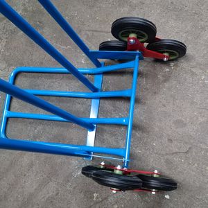 รถกระสอบเหล็ก6ล้อสำหรับงานหนักออกแบบแพลตฟอร์มแบบกำหนดเองสำหรับปีนบันไดรถเข็นเคลื่อนที่ - Product Image 5