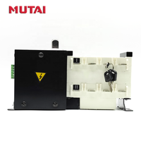 Commutateur de Transfert Automatique de Double Alimentation Triphasé MUTAI 100A 600A 1600A 2500A 3200A, ATS Électrique 3 ou 4 Pôles pour Générateur