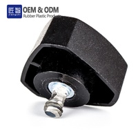 Patas de Goma Ajustables con Tornillo para Sillas de Hogar OEM, Tapones para Patas de Muebles