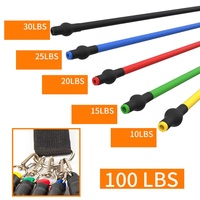 Bandas de Resistencia de Alta Calidad, 11 Piezas, para Entrenamiento de Resistencia Intensa, Fisioterapia y Moldeamiento Corporal