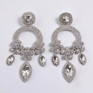 <span class=keywords><strong>Lustre</strong></span> <span class=keywords><strong>strass</strong></span> boucle d'oreille sans fondu sans plomb sans nickel bijoux boucle d'oreille - Product Image 5