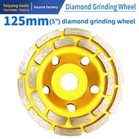 Disque de découpe en diamant synthétique de 5 pouces (125 mm) pour béton et granit - Durable et tranchant