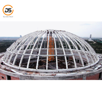 Cobertizos de Acero Prefabricados Modernos y Duraderos de Alta Calidad, Personalizados, con Estructura de Domo, para Uso en Museos, Hospitales y Edificios de Oficinas