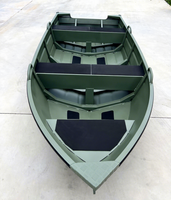 Bateau en aluminium KMB 3,3 m avec moteur diesel hors-bord, léger et durable, pour la famille et la pêche en mer