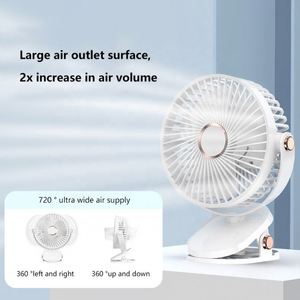 New Wireless Portable Loop With 360 Degree Oscillating Car <b>Table</b> Home Use <b>Mini</b> Clip Fan - Product Image 3