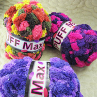 Single-Strand 100% Polyester Chenille Pompom Pearl Bobo Ball Fancy Yarn pour Bébé Couvertures et Décorations