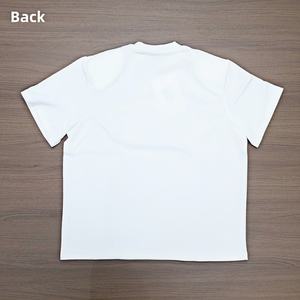 Camiseta de Hombre de Algodón 100% de 240 g/m², Cuello Redondo, Manga Corta, Talla Grande, Diseño con Pedrería, Estilo Hip Hop, Personalizable - Product Image 3