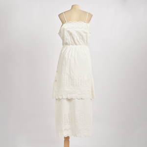 Fournisseur direct d'usine, robes de loisirs 100% coton, meilleure vente, robe à col carré - Product Image 3