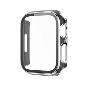 غطاء حماية للشاشة مضاد للماء لهاتف Apple Watch غطاء حماية للكمبيوتر والساعة يغطي 38 40 41 42 44 45 مم لساعات Watch7 6 5