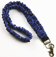 Lanière élastique en tissu bohème porte-clés extensible de style long coloré lanières de chaîne de téléphone de mode pour les enseignants