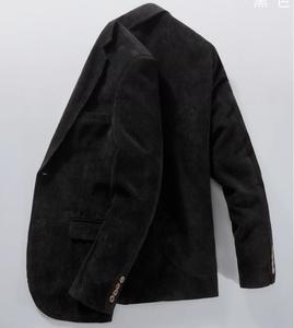 <span class=keywords><strong>Blazer</strong></span> en <span class=keywords><strong>velours</strong></span> côtelé sur mesure Costume décontracté en <span class=keywords><strong>velours</strong></span> avec fermeture à simple boutonnage Motif imprimé Tissu tricoté - Product Image 2