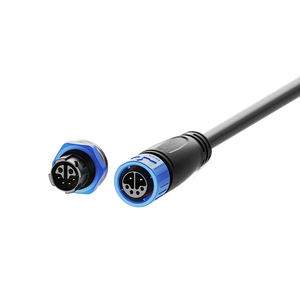 M20 3pins Power, 8pins сигнал Гибридный светодиодный водонепроницаемый пластиковый разъем - Product Image 5