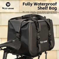Sac de vélo étanche en TPU de 30 L pour VTT et vélos de route - Rangement portable pour casque et équipement cycliste