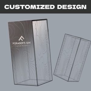 Papier mat de spécialité de luxe LOGO personnalisé emballage de boîte-cadeau en papier de vin carré <span class=keywords><strong>cylindrique</strong></span> pliable et écologique - Product Image 6