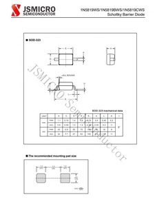 1N5819WS 1N5819W 1N5819WT <span class=keywords><strong>1N5819</strong></span> <span class=keywords><strong>S4</strong></span> B5819WS B5819W B5819WT B5819 SL 350mA 40V Diode de barrière Schottky 1 rouleau = 3000 pièces - Product Image 4