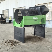 Tamis rotatif à tambour haute efficacité pour le criblage du sable, de la terre et du compost, disponible en stock OEM