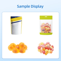 Machine d'emballage de sachets préformés Doypack à fermeture éclair horizontale pour le comptage de bonbons gélifiés et de capsules molles