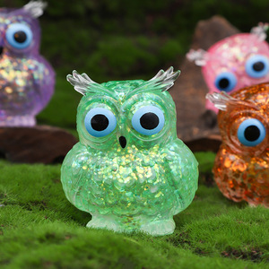 Maltose Owl Soft <b>Toy</b> Slow Rebound Stress Relieving <b>Toy</b> with Flash to Relieve <b>Anxiety</b>, Wholesale Gift <b>for</b> Children and <b>Adults</b> - Product Image 3