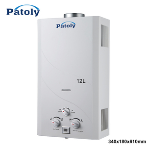 High Quality 10L-12L Economical <strong>Price</strong> <strong>Gas</strong> Hot Water Heater Low Startup Pressure Knob Control NG LPG for Bathroom <strong>Installation</strong> - Product Image 3