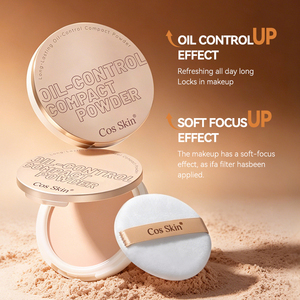 Poudre fixante <span class=keywords><strong>translucide</strong></span> en compact à marque privée, fini mat, résistante à l'eau, contrôle du sébum pour peaux grasses, maquillage longue tenue - Product Image 3