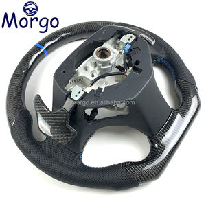 Für Lexus IS200 IS250 IS300 RX350 ISF Maßgefertigtes Carbon-Lenkrad mit Schwarzem Leder Bezogen - Product Image 5