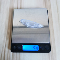 8,5 cm 10,7 g ou 6 cm 5,4 g ou 5 cm 3 g Corps de leurre-jeton japonais flottant, non peint, transparent, en forme de crayon zigzag pour chien
