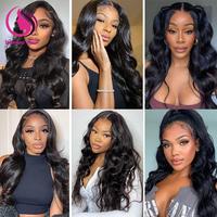 12A Body Wave Bundles Cabello humano 4 paquetes 100% Paquetes de cabello virgen brasileño sin procesar Color negro natural