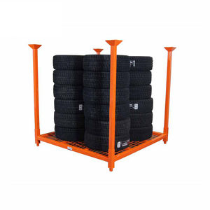 Almacén de Metal plegable pila bastidores para rollos de tela de almacenamiento - Product Image 1