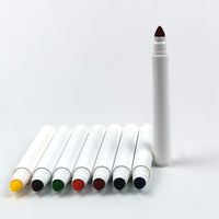 ASTM D4236 Conforme 12 Couleurs Effaçable Tissu Lavable Jumbo Tips Art Marqueurs avec Ultra Lavable Encre Set Emballage