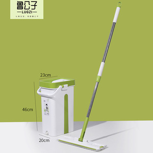 <b>Flat</b> <b>Mop</b> Microfiber Rectangular For Wood Floor And Tile Cleaning Hands Free Design - Product Image 4