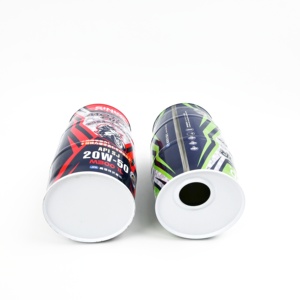 Bidon en fer blanc de 1L pour huile moteur de moto, emballage métallique pour lubrifiant, OEM ODM - Product Image 2