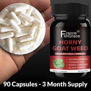 Extraits de plante de Haute Qualité de Horny Goat Weed avec Racine de Maca Noire pour le Soutien Énergétique Masculin – Capsules de Horny Goat Weed - Product Image 4
