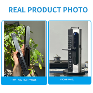 Hẹp-stile cửa hợp kim nhôm nhiệt phá vỡ công nghệ kính/Brass cửa thông minh Ổ khóa cửa đám mây Bộ nhớ Thẻ thông qua tuya Wifi App - Product Image 4