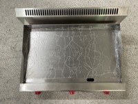 Plaque de cuisson à gaz plate à 3 brûleurs pour comptoir, équipement de service pour restaurants et hôtels, matériel de restauration rapide et de traiteur